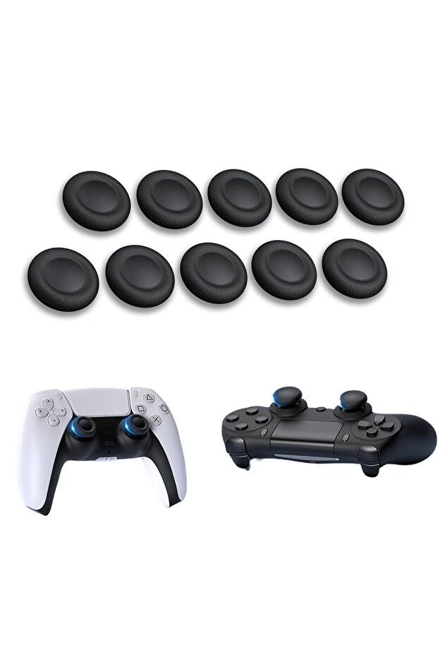 غطاء بديل لعصا التحكم في أجهزة Xbox وPS5/PS4، قطعتان، مناسب لعصا التحكم في بلايستيشن 5.