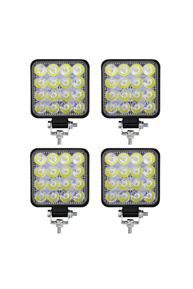 4 PCS 4 PCS 12V LED Light Bar Mini LED Work Light Off Road Spotlight for Jeep Truck 4X4 Car SUV ATV