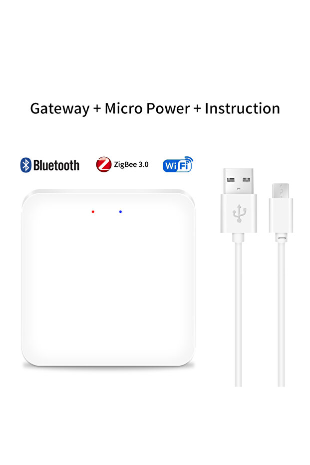 بوابة متعددة الأوضاع 5 فولت 1 أمبير بوابة Zigbee 3.0 HUB لاسلكية Tuya متعددة الأوضاع WiFi Bluetooth Smart Life H