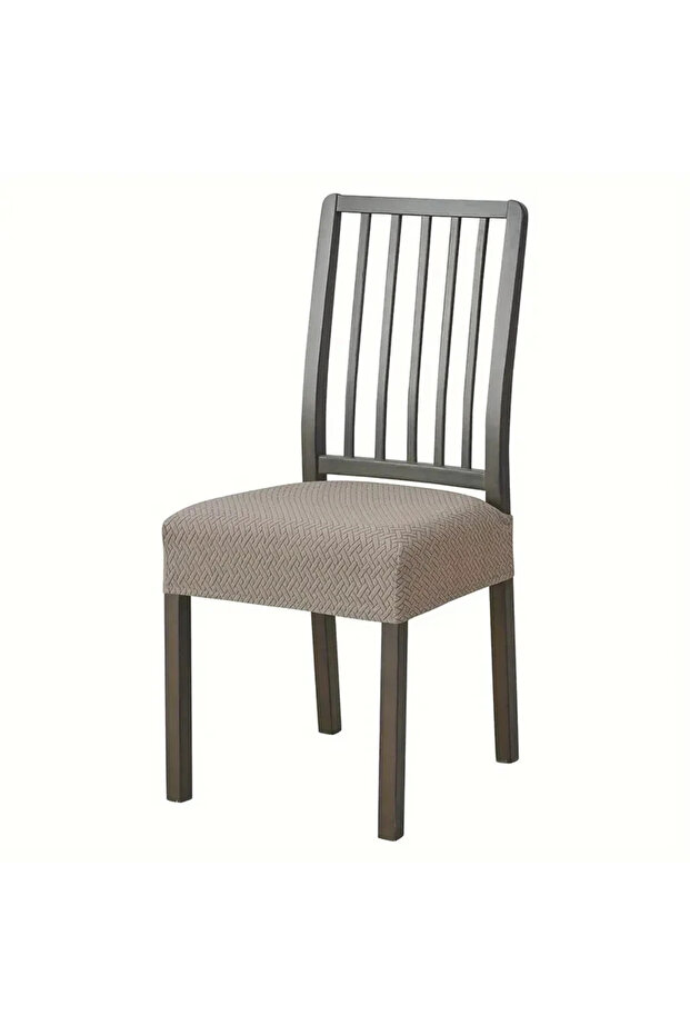 A2 1PC Stretch Dining Chair Seat Cover Soft Jacquard Chairs Covers Removable Anti-Dust Chair Cushion