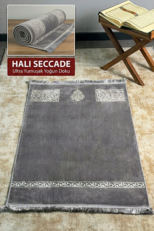 Luxury Motif Carpet Prayer Rug - Patterned Prayer Rug 75X130 cm