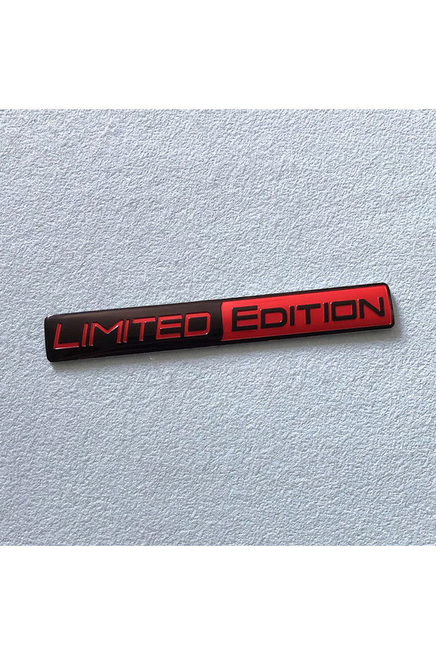 black Limited Edition Emblem 3D Metal Badges Decal Sticker Auto Racing Sport Emblem for Rear Trunk S