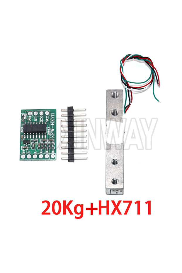 20KG With HX711 Load Cell 1KG 2KG 5KG 10KG 20KG HX711 AD Module Weight Sensor Electronic Scale Alumi