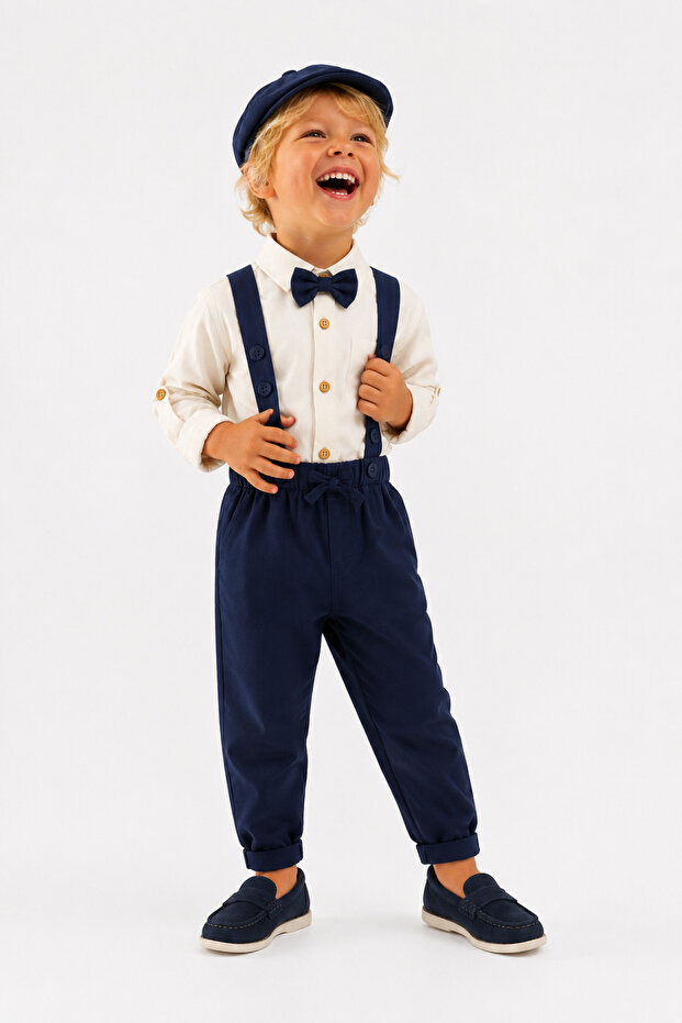 Shirt Pants 2-Piece Salopet Set