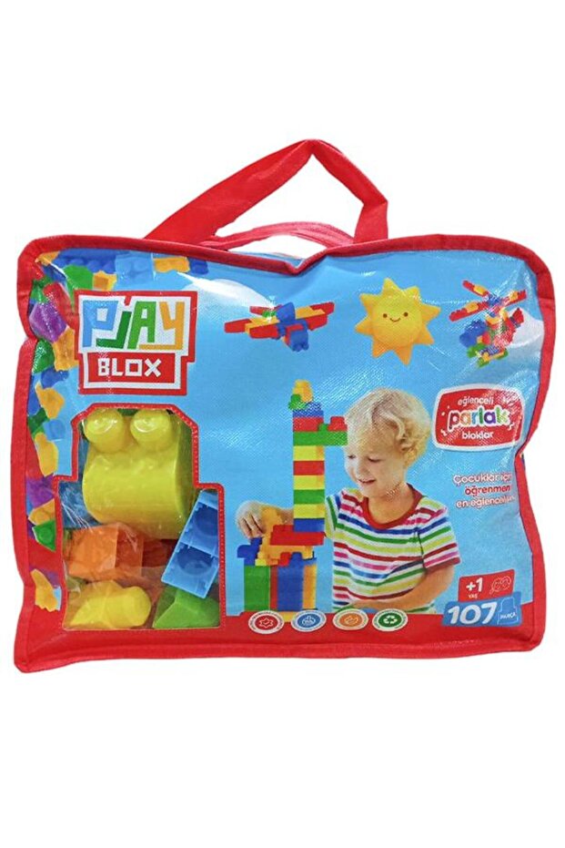 Play Blox Bright Colors Block Set 107 Pieces 2953