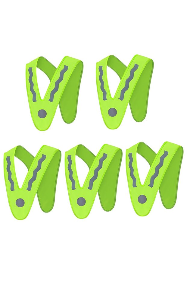 5Pcs 1/2/3/5Pcs Fluorescent High Visibility Children Vest Safety Shirt Fast Dry Work Wear Boys Girls
