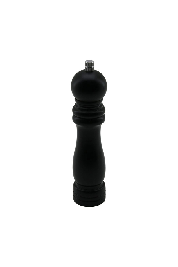 Black Wooden Large= Diameter: 4.5cm - Length: 19.5cm Salt - Spice Grinder (5263)