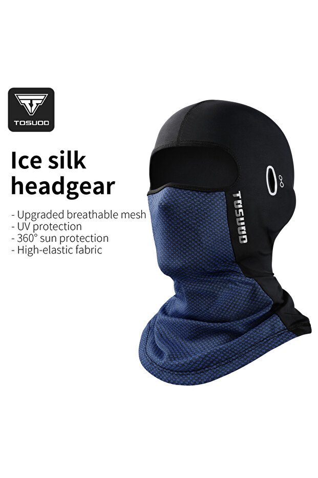8191SSWTT-03 TOSUOD Cycling Cap Summer Breathable Cycling Sun-Protective Head Covering Windproof Dus