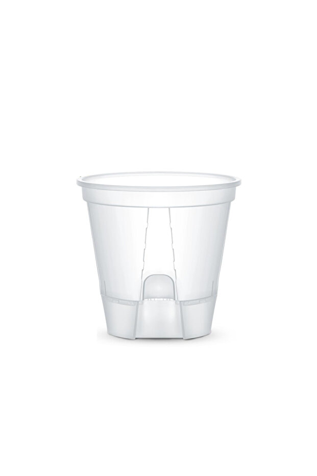 12x8.3x14cm 5PCS 5Pcs Self-watering Pot Transparent Flowerpot with Reservoir Indoor Planter for Plan