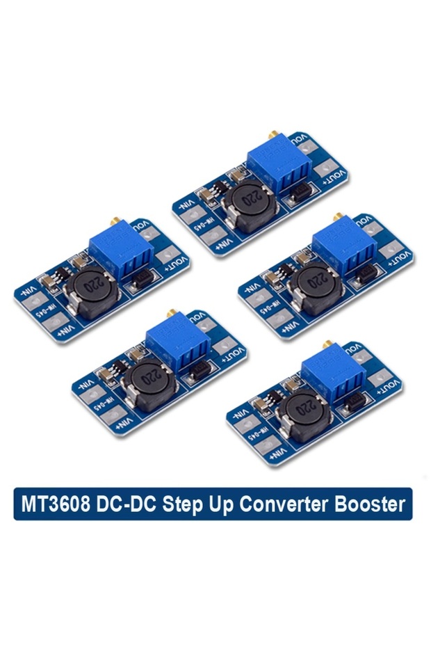 وحدة MT3608 (1-10 قطع) - وحدة رفع الجهد MT3608 - محول تيار مستمر إلى تيار مستمر - لوحة وحدة إمداد الطاقة