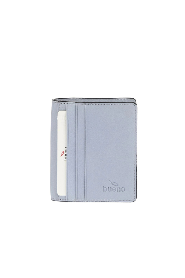 Blue Light Leather Wallet