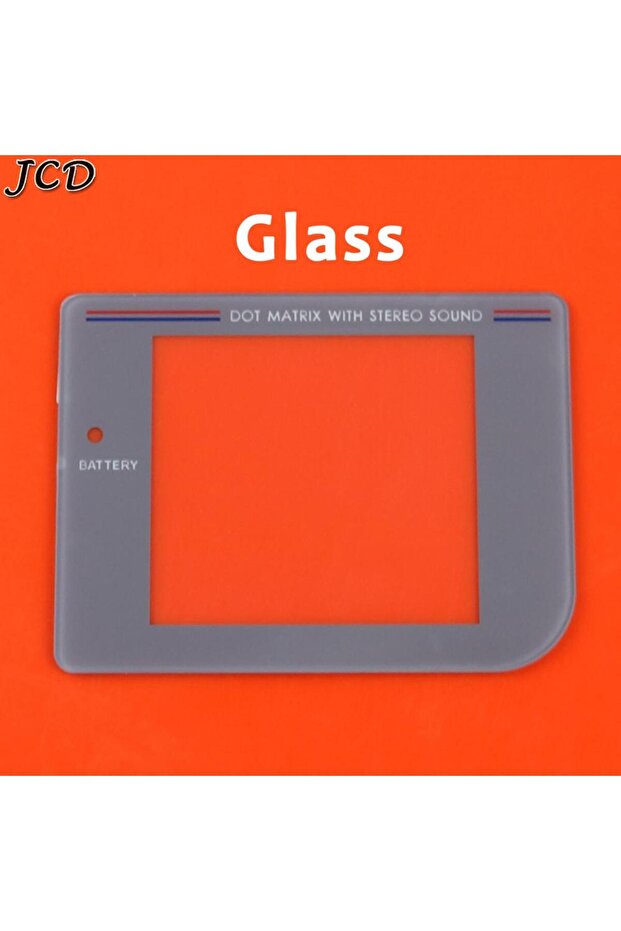 غطاء عدسة شاشة زجاجي رمادي JCD 8 موديلات لجهاز GameBoy Game Boy DMG لحماية شاشة عرض GB L