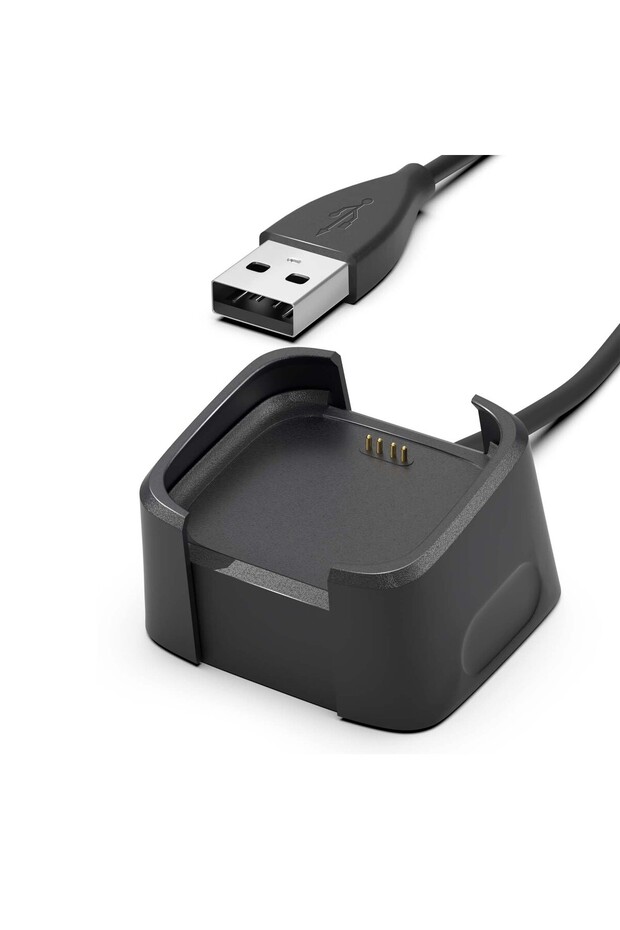 كابل شحن USB لـ Versa 2، محول شحن لساعة Versa 1/Versa 2 الذكية، ملحق قاعدة الشحن.