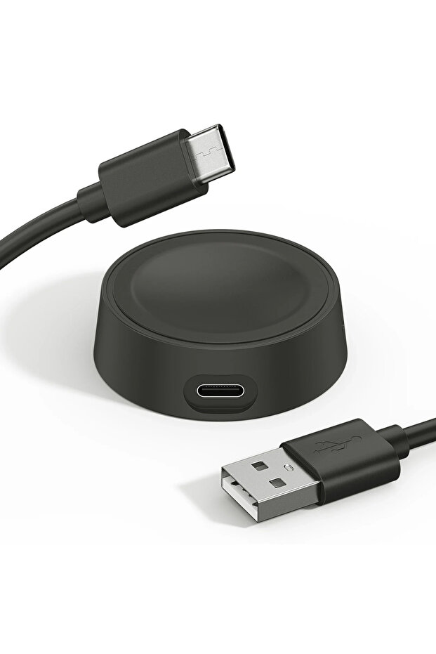 أسود اللون، متوافق مع ساعات 8/7/6/6 كلاسيك/واتش 5/5 برو/4/أكتيف/شاحن USB مزدوج، ملحقات الساعات الذكية...