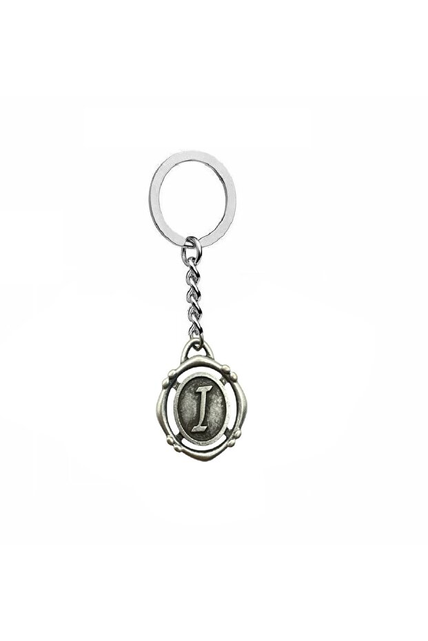 Letter I Antique Unisex Keychain – Personal, Elegant and Original Design