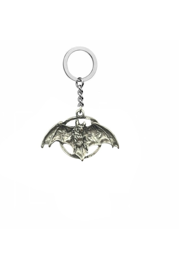 Unisex Keychain with Bat Figure in Ring – Gothic and Stylish Accessory
