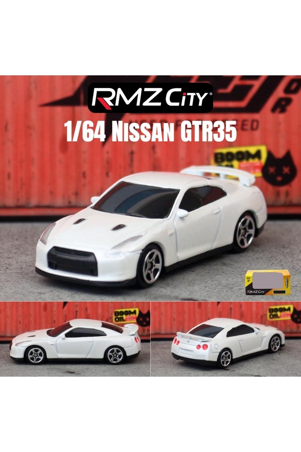 Nissan GTR35 1/64 RMZ CiTY Diecast Toy Car Model Miniature 3-inch Free Wheels Collection Suitable fo