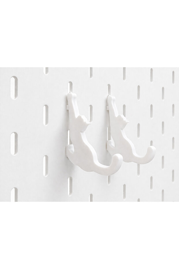 Pegboard Compatible Decorative Hanger Set of 4 |   Wall Organizer Hook |   3D Printing