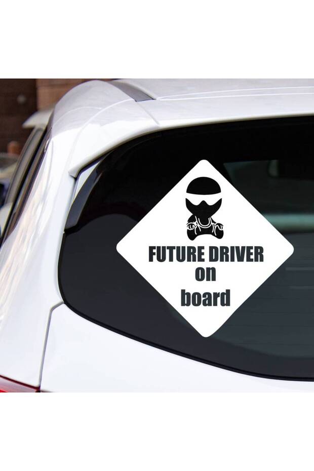 Sticker auto (30cm) - Future Driver - 1