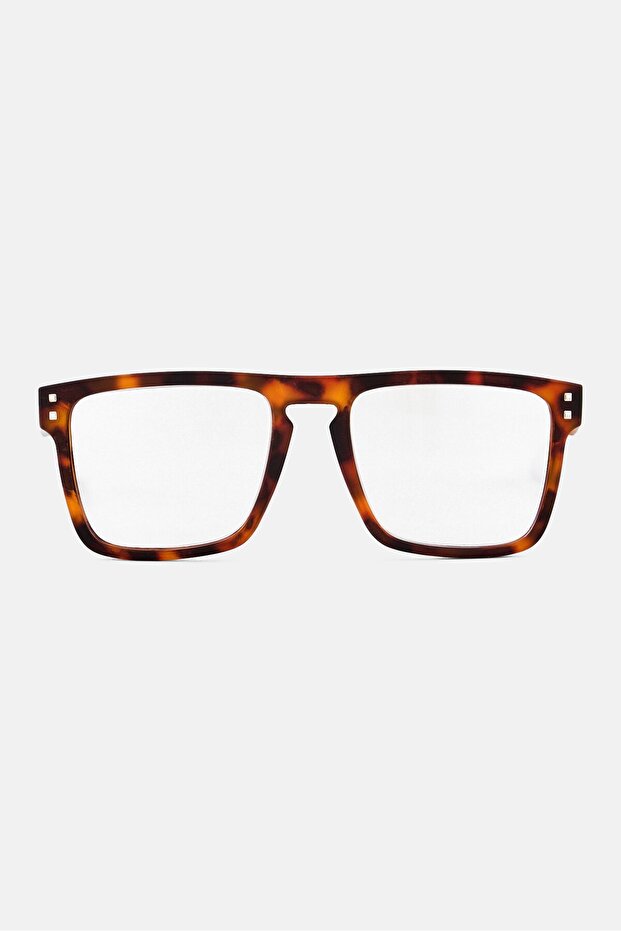 Women WRS6915S Square Reading Glasses, Havana Brown