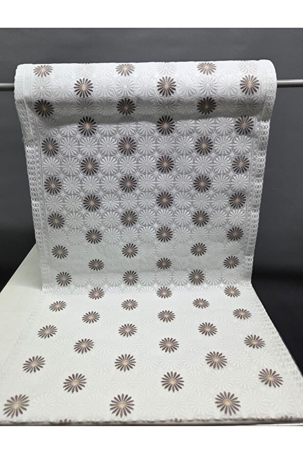 50 cm Pvc Wardrobe Shelf Cover Lace Look Non-Slip Closet Interior Cover