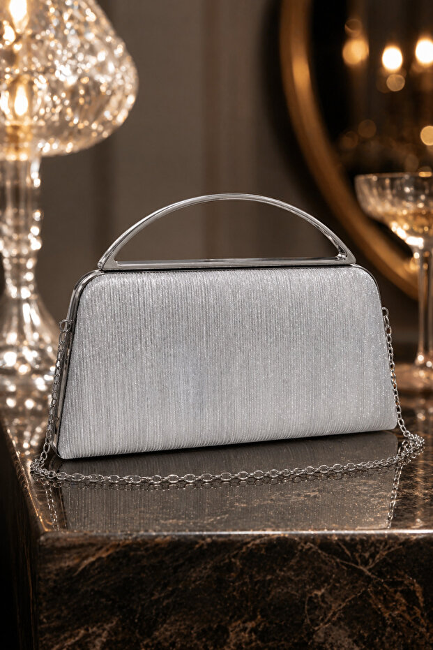 Women's Evening Dress Handbag with Chain Strap, Stylish Design, Evening Event, Special Occasion Use Bag