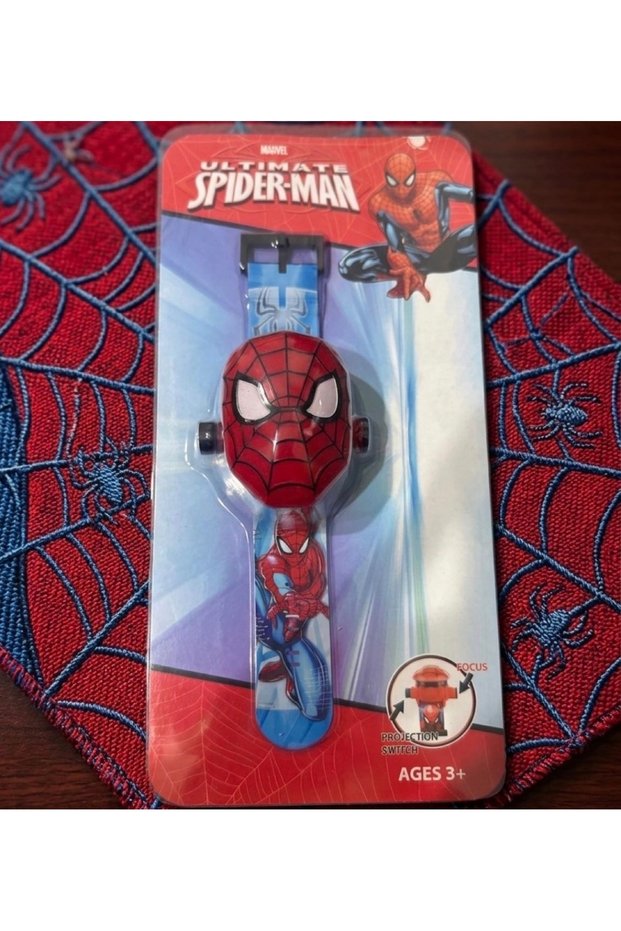 Spider man projeksiyonlu saat