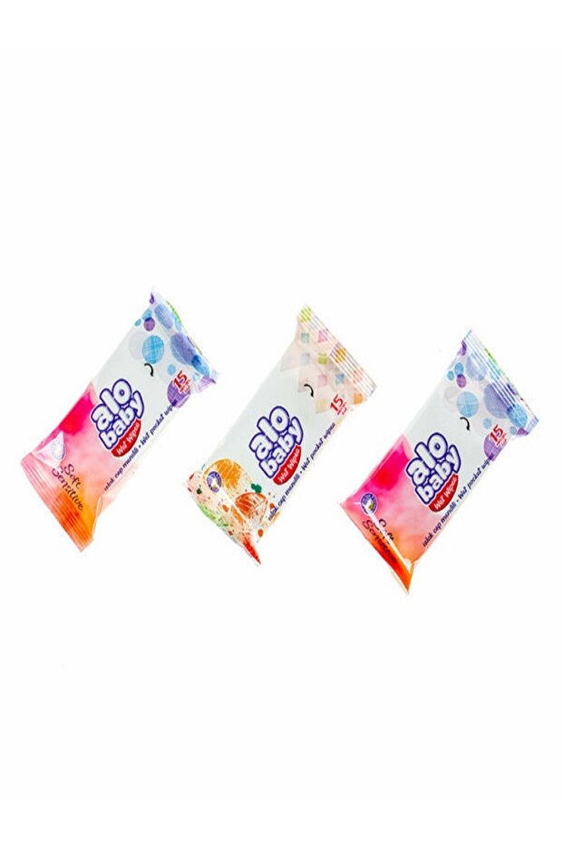 Millioncum 15-Pack Pocket Wet Wipes 20 Packs