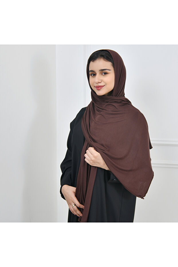 طرحه قطن بني داكن
