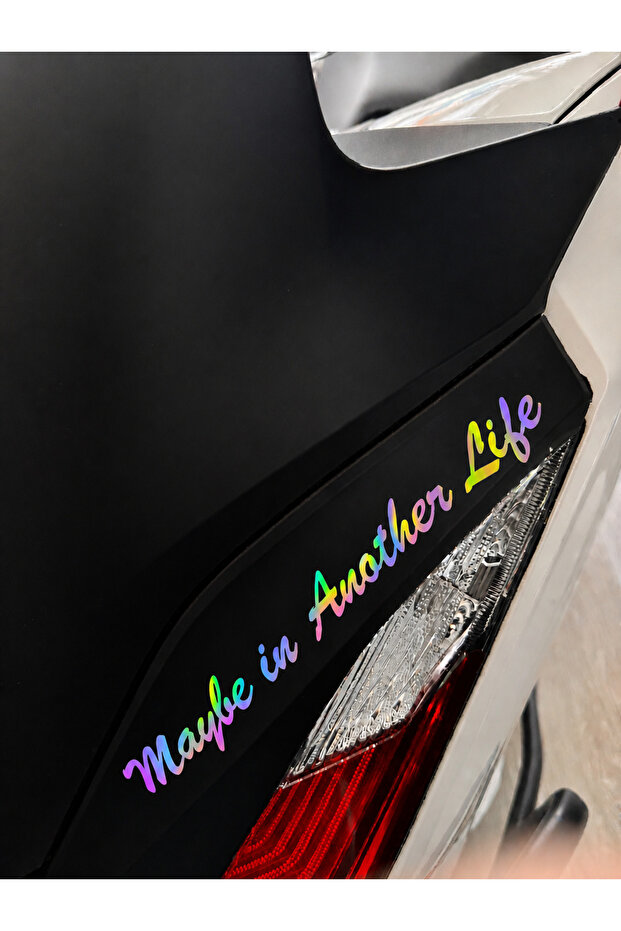 Maybe in Another Life Sticker Label (20cm) for Helmet-Motorcycle-Car