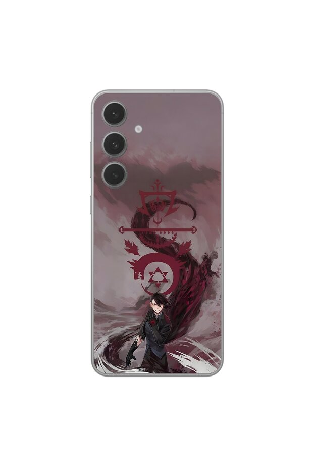 Samsung Galaxy S25 Fe Compatible Anime 6/3 Design Transparent Case