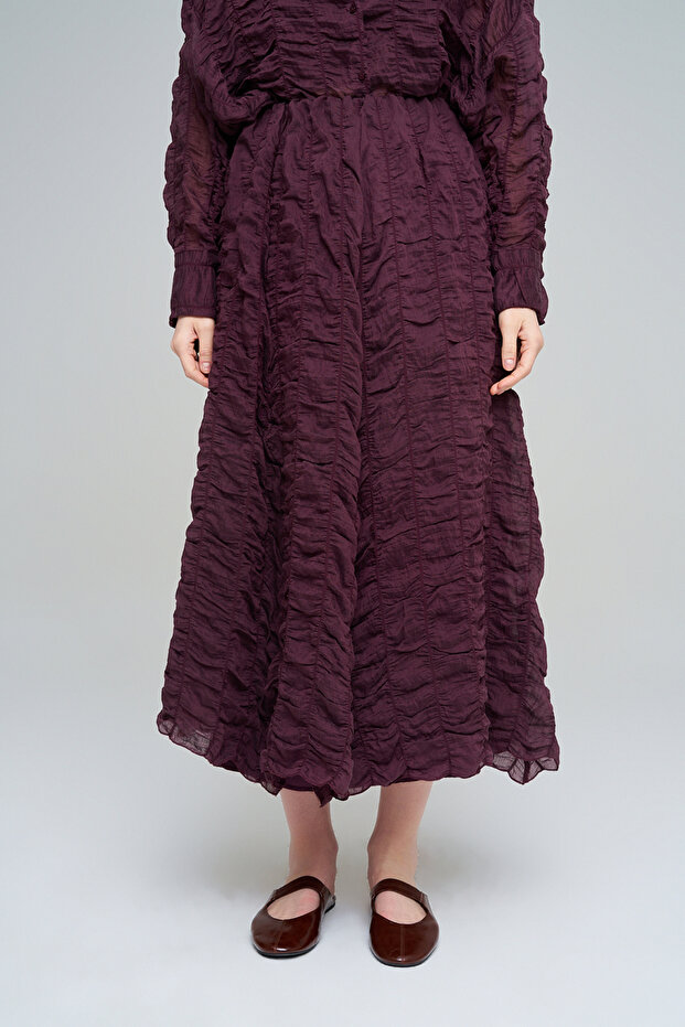 Women's Self-Tie Bubble Skirt
