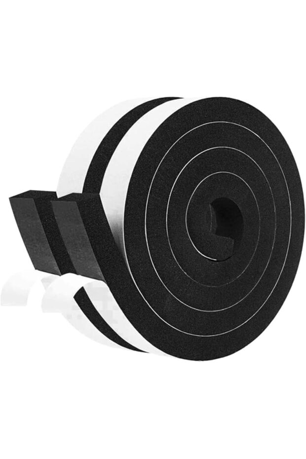 Foam Insulation Tape Self Adhesive, 2 Rolls 25mm(W) x 20mm(T) Total 4M Long, Foam Tape Single Sided