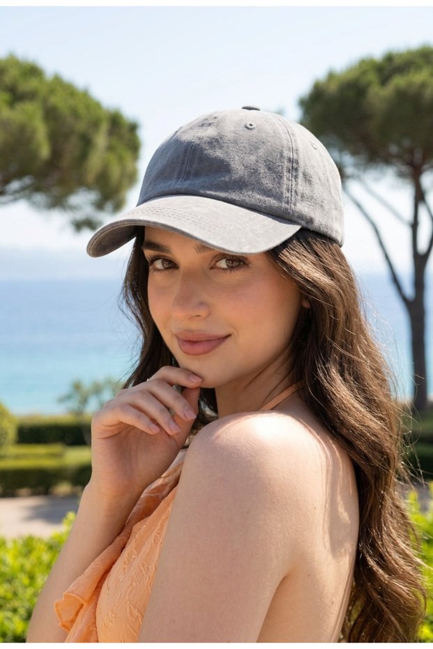 Women's Casual Hat Distressed Detailed Washed Cotton Premium Vintage Hat