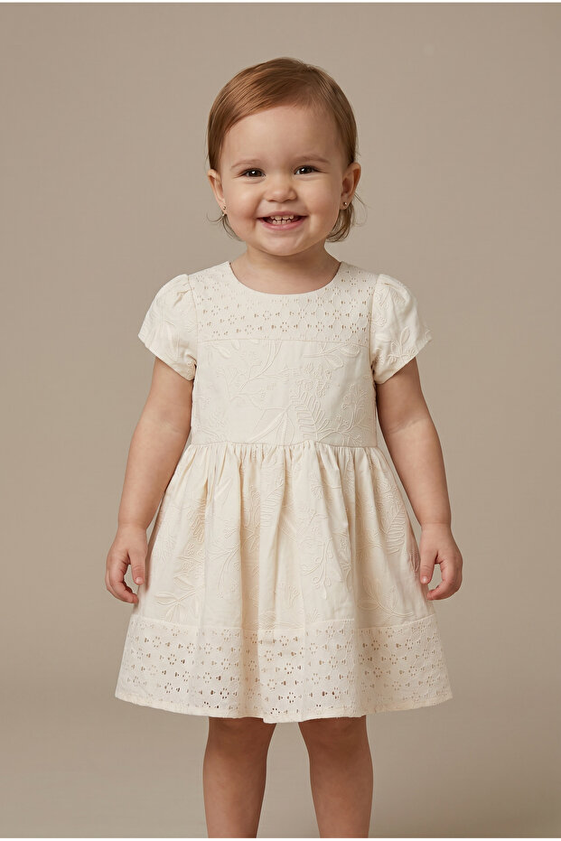 Girls Dress S/S, 12M