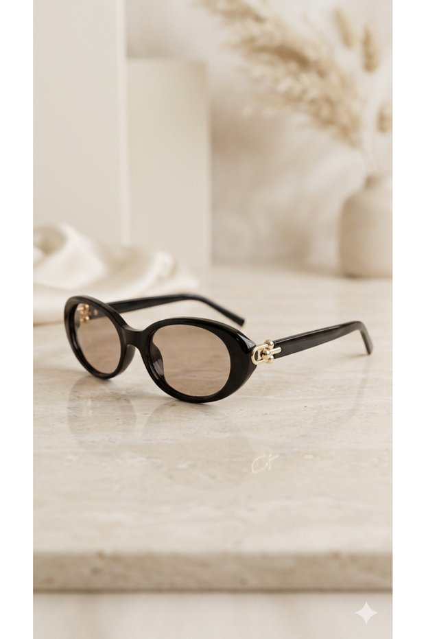 Women's Sunglasses Uv400 Protection New Season Retro Vintage 52 Ekartman with Case and Cloth Gift