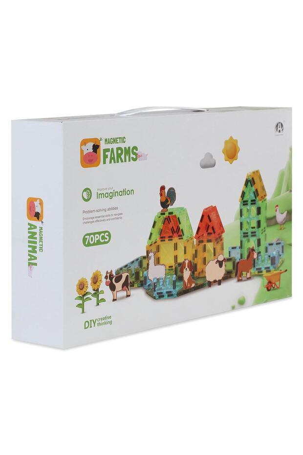 Magnetic Blocks 70 Pieces 5.5cm - Standard