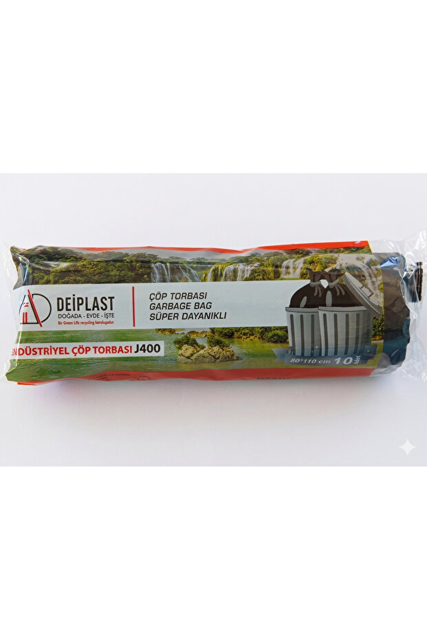 Industrial Jumbo Size Garbage Bag Thick 400 Gr.80*110 Cm.10Pcs*20Pcs Box