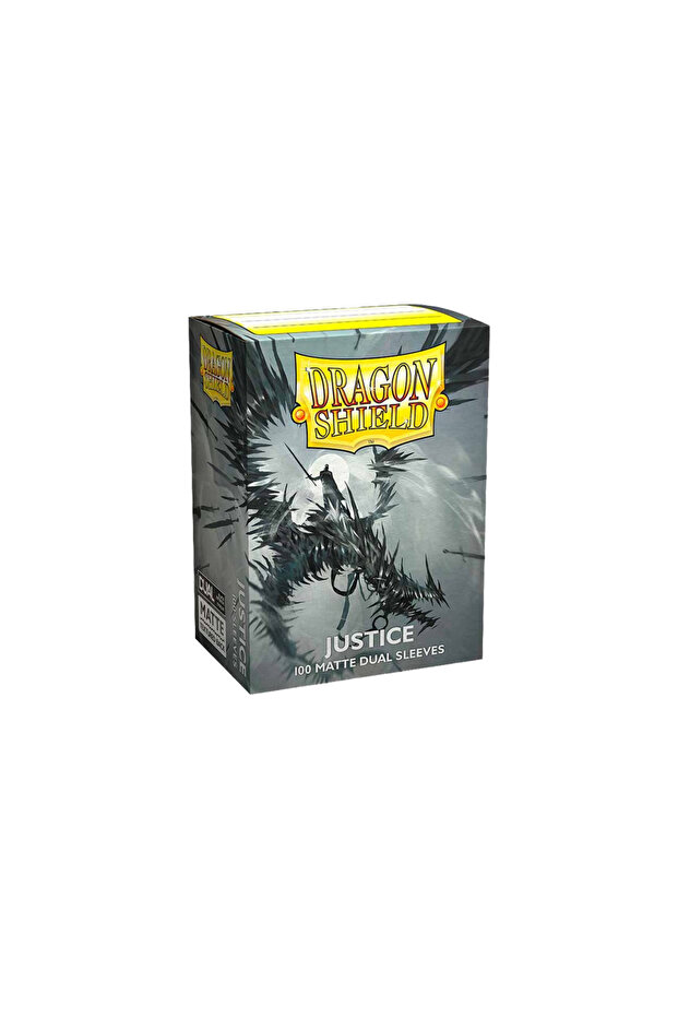Sleeves: Dragon Shield - Dual Matte (x100) - عدالة (رمادي) | Justice (Grey)