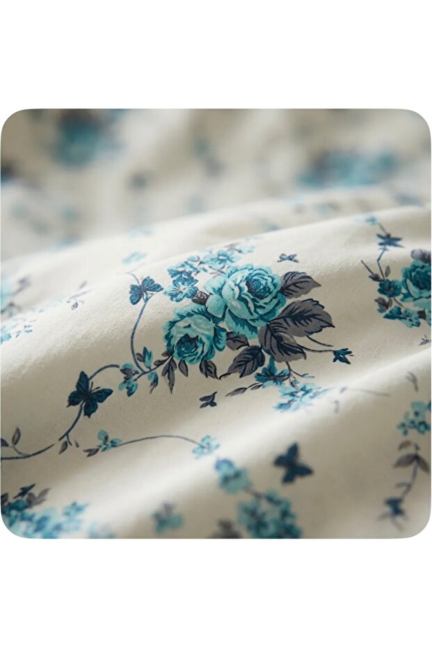 Double Size Elastic Sheet (Own Pattern) Bedding Set - 7