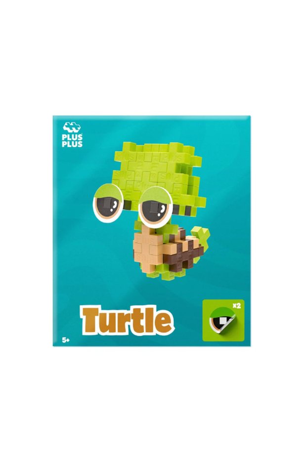 Set de construcție Plus-Plus, ANIMALE MICI - Broască țestoasă adormită