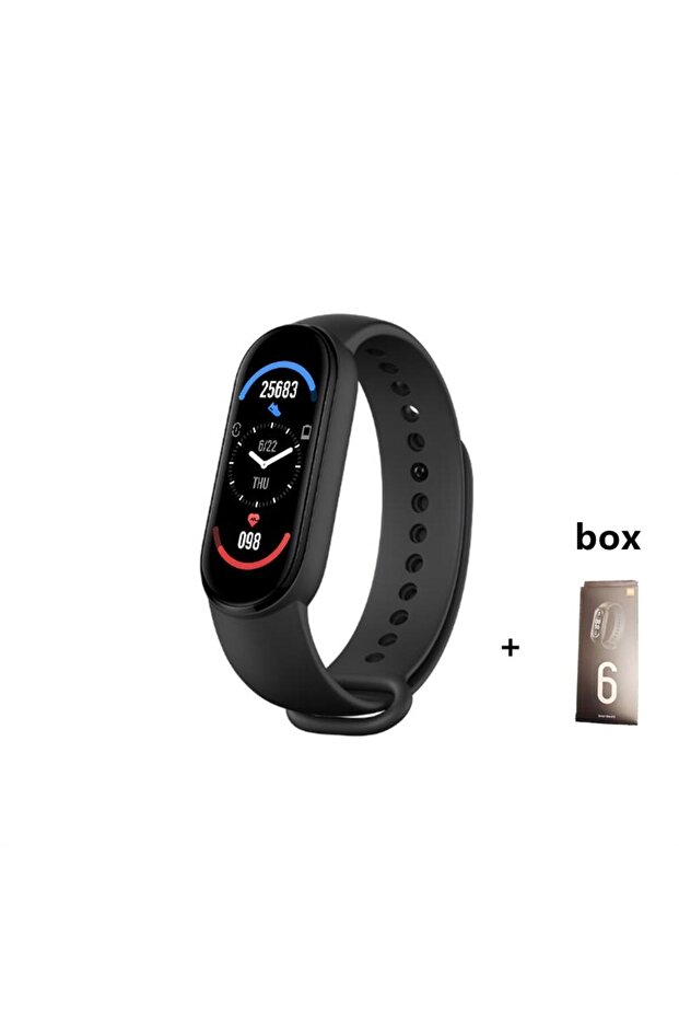 With Original Box Black M6 Smart Band IP67 Waterproof Sport Watch Men and Woman Blood Pressure Heart