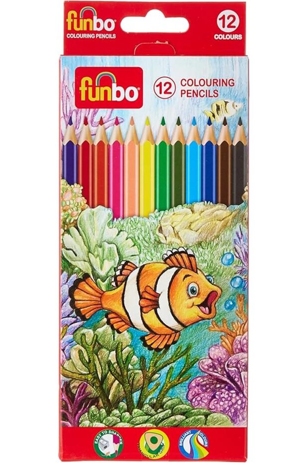 Colour Pencil 12 Pcs Set