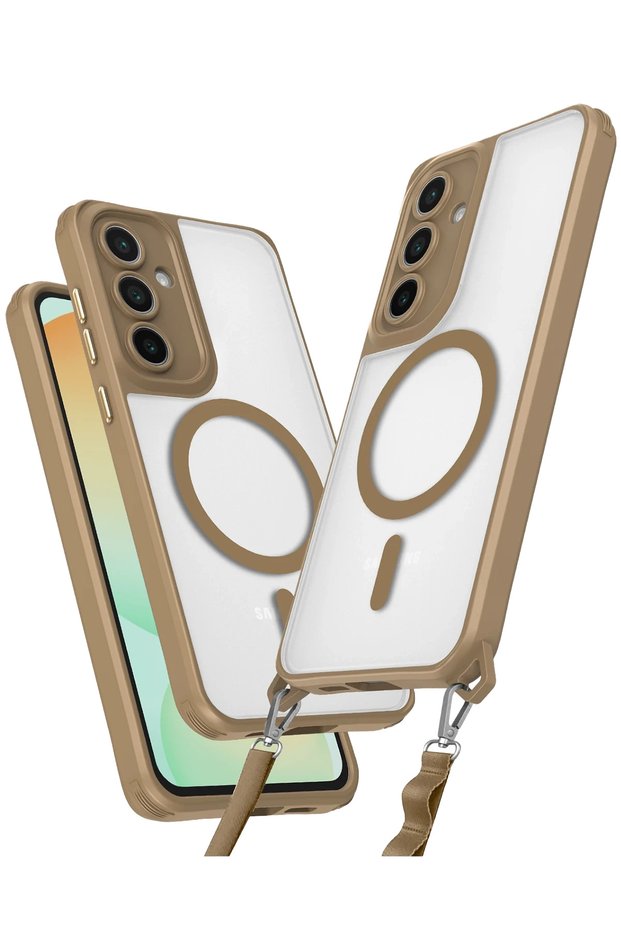 Ilkeshop New Galaxy S24 Fe Case Enka Magsafe Silicone Case (220045) - Desert
