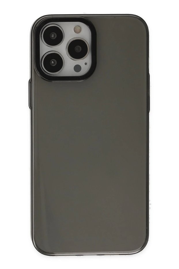 Ilkeshop New iPhone 14 Pro Case Anka Pc Hard Metal Cover (130824) - Black