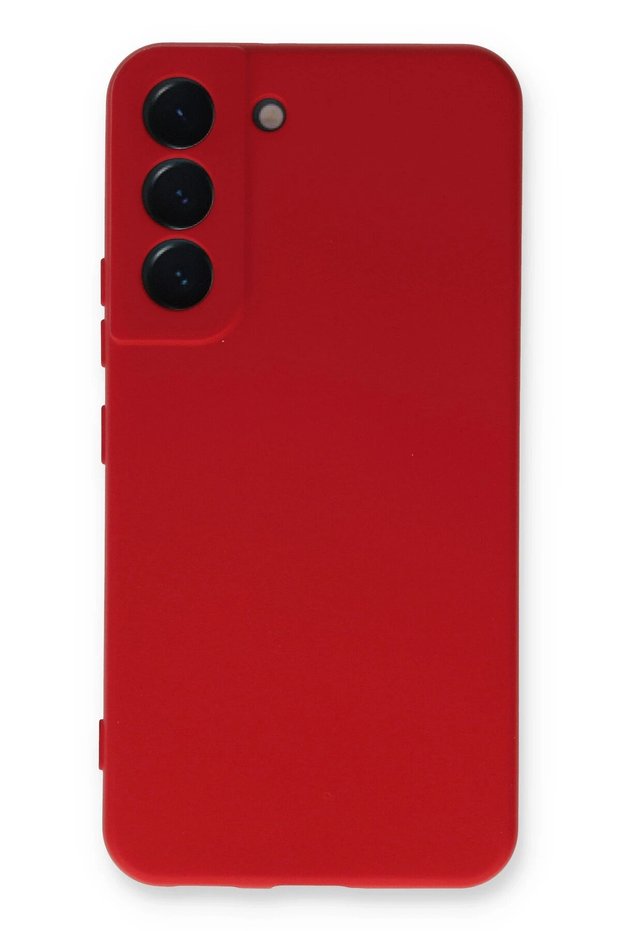 Ilkeshop New Galaxy S22 Plus Case Nano Inside Velvet Silicone (174523) - Red