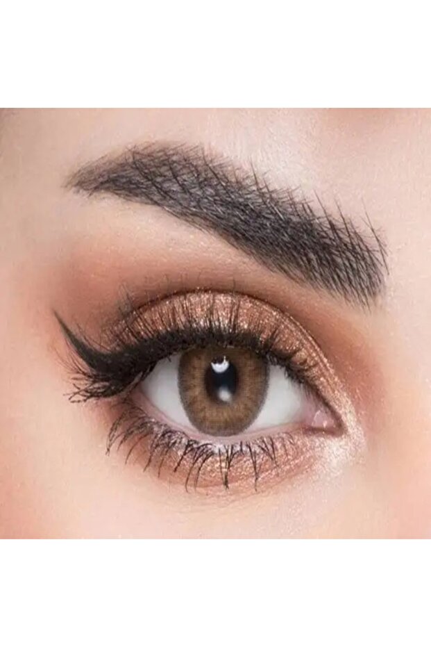 Oro Brown Pack Of 2, Monthly Disposable Contact Lenses, Cosmetic Contact Lenses, Color Contact Lenses, Dark Brown Contact Lenses