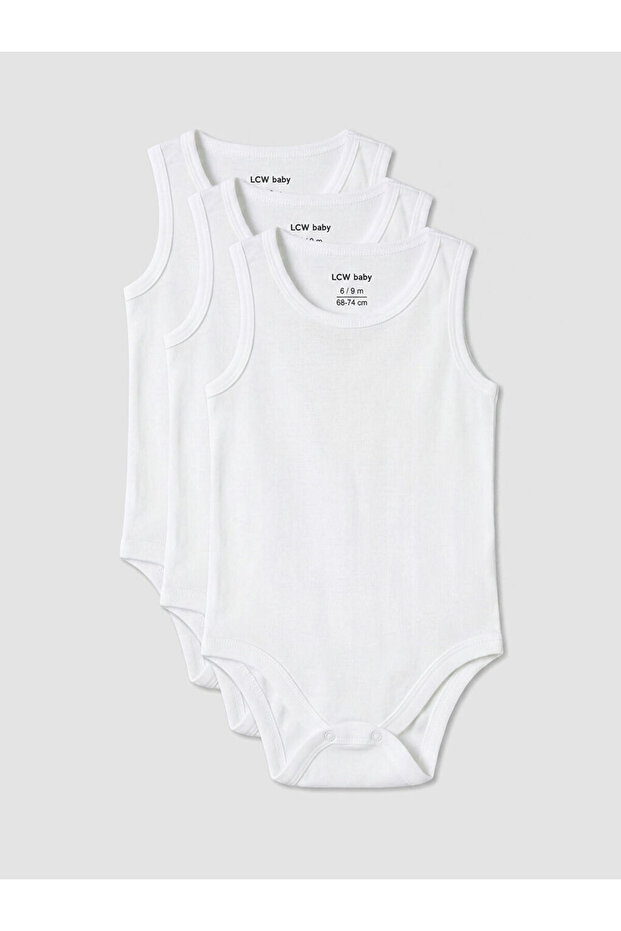 Esvab • Modern & Distinctive Zero Roba Collar Baby Boy Snap Fastener Bodysuit 3-Piece Set