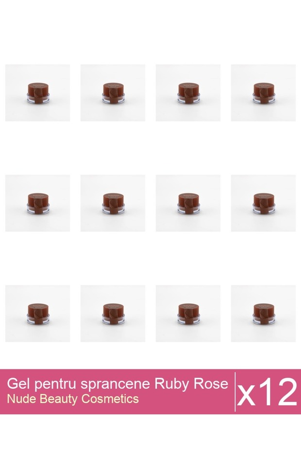 Set 12x Gel pentru sprancene Ruby Rose -Medium