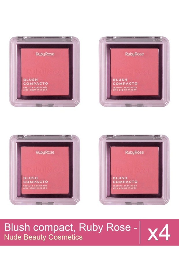 Set 4x Blush compact, Ruby Rose - BL 20, 7.3 g - 1